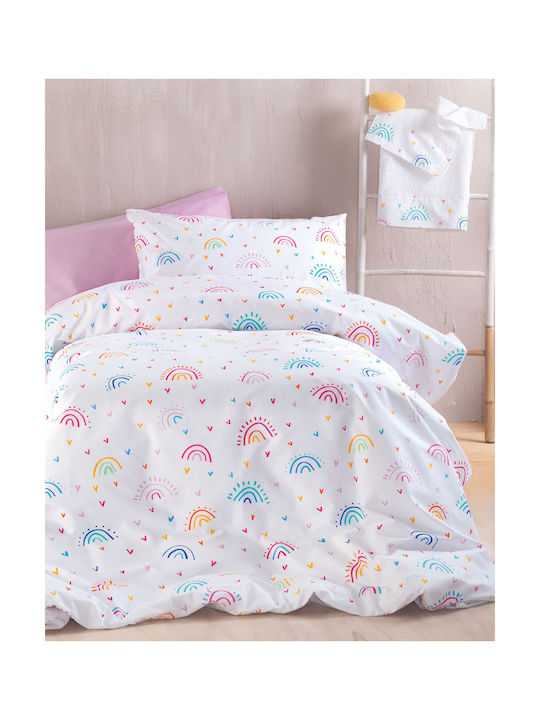 Rythmos Baby Duvet Cover Set With Pillowcase Rainbow Rainbow 110x160cm