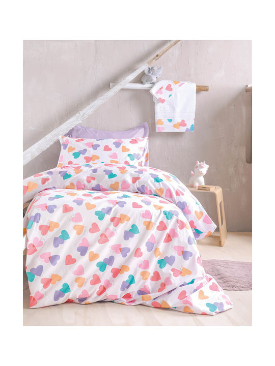 Rythmos Baby Bettbezug Set mit Kissenbezug Zoey Multi 110x160cm.