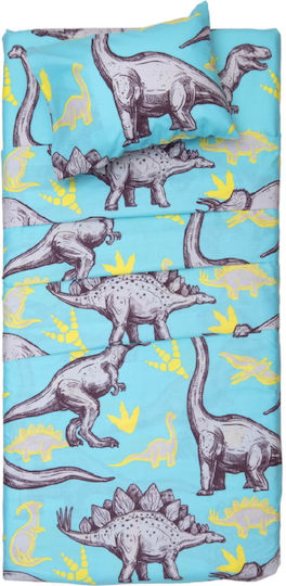 Viopros Baby Duvet Cover Set With Pillowcase Rex Turquoise 120x160cm
