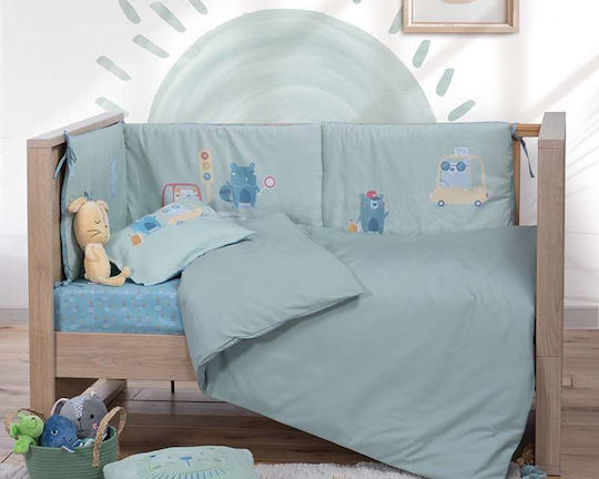 Nef-Nef Homeware Бебешка Долна Калъфка Basic Бежов 110x150см.
