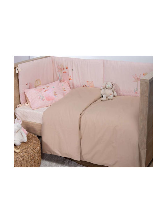 Nef-Nef Homeware Copertă de Pătuț Basic Bej 110x150cm.