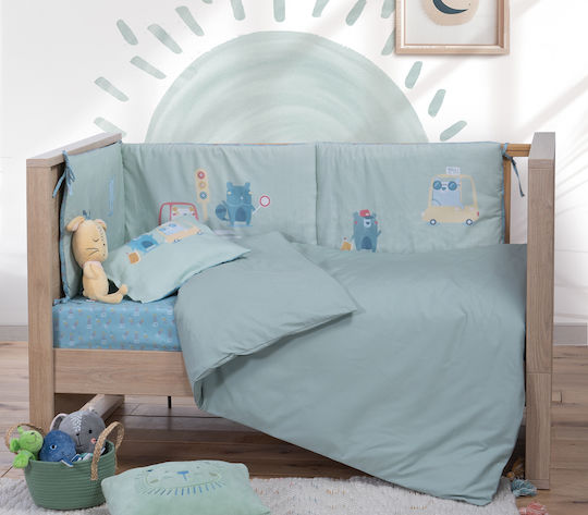 Nef-Nef Homeware Бебешка Долна Калъфка Basic Бежов 110x150см.