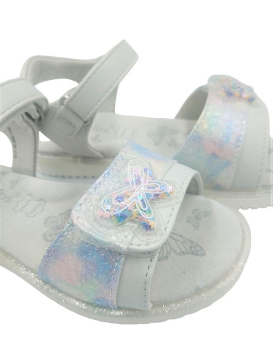 Iq Kids Kids' Anatomic Sandal Girl Butterfly Linete-170 White