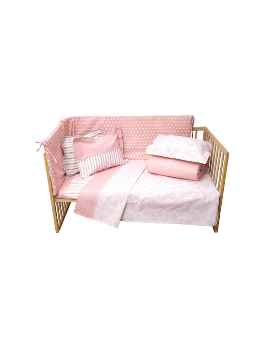 Anna Riska Βρεφική Παπλωματοθήκη Mix & Match 61 Σάπιο Μήλο 120x165εκ.