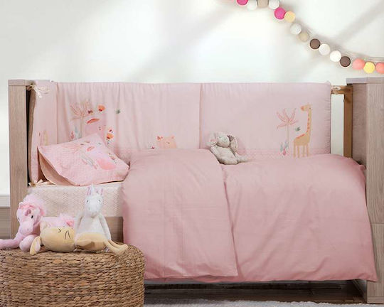 Nef-Nef Homeware Baby Bettbezug Basic Hellblau 110x150cm.