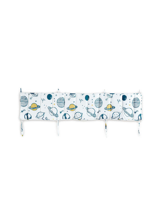 Rythmos Baby Duvet Cover Set With Pillowcase Saturn White 110x160cm