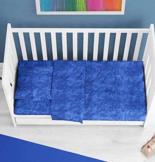 Dimcol Baby Duvet Cover Electric Blue 120x160cm