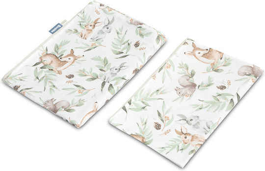 Sensillo Set Copertă de Pătuț cu Față de Pernă Multicoloră 100x135cm.