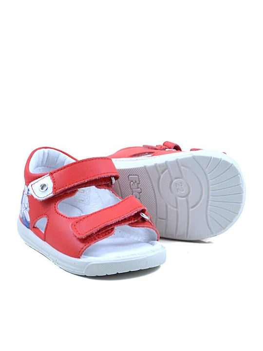Kids' Sandal Boy Anatomic Falcotto Leather Colour Red 0011500898.01
