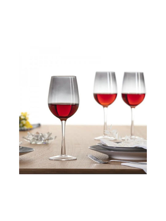 Glass Set for White Wine made of Glass Stacked 380ml 6pcs