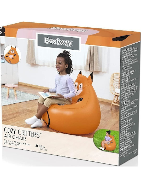 Beanbag Fox Orange 72x72x64cm