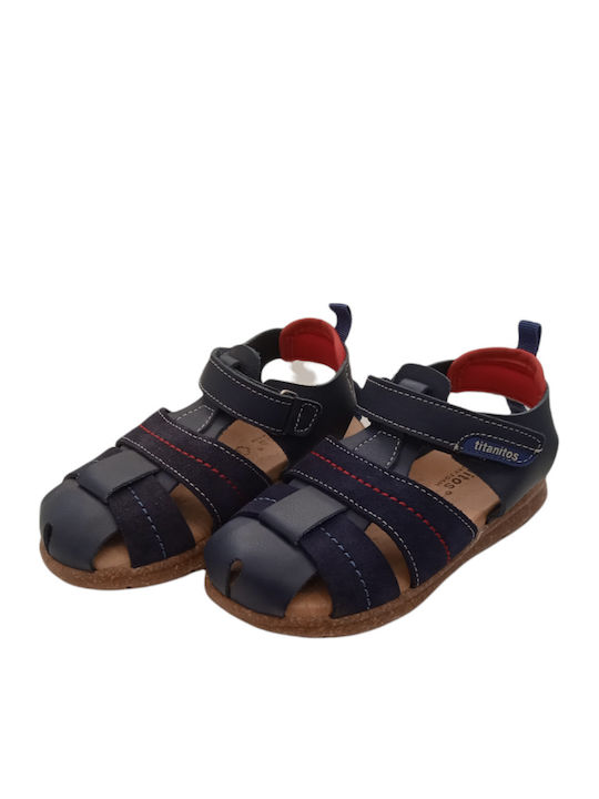 Titanitos Sandale tip Pantof Albastru marin