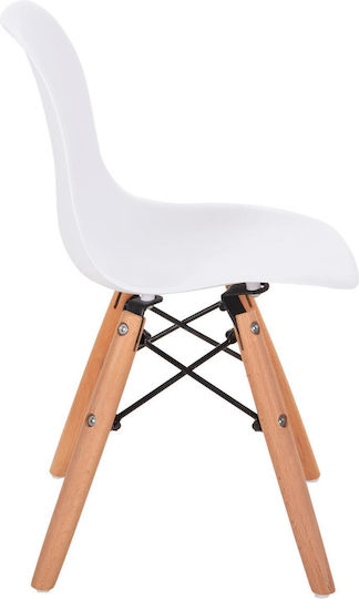 Παιδική Καρέκλα Twist Kid Λευκή 28x30.5x59εκ.