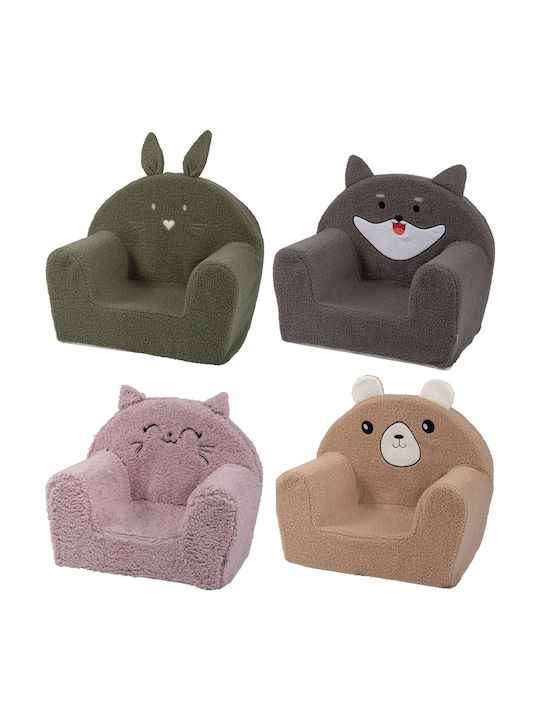 Kids Armchair with Armrests Green
