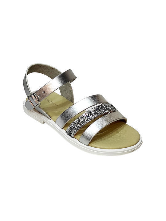 Smart Kids Kids' Anatomic Sandals Girl Glitter White Silver Sir332