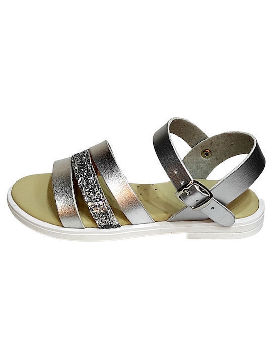 Smart Kids Kids' Anatomic Sandals Girl Glitter White Silver Sir332