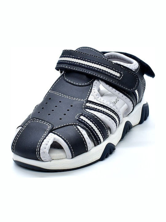 Bibelot Superland Bl-36028 Anatomic Boys Sandals Black