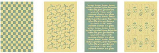 Palamaiki Jack100 Towel from 100% Cotton in Green Color 40x60cm 4pcs