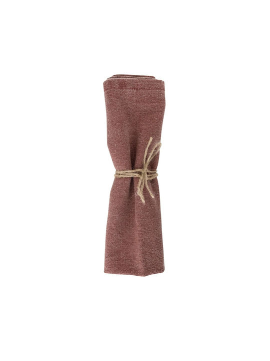 Laura Ashley Clematis Πετσέτα Κουζίνας σε Κόκκινο Χρώμα 45x45cm