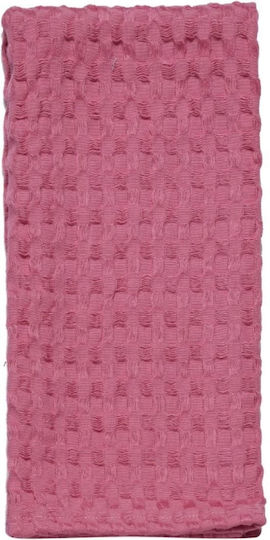 Kentia Waffle Lavare Handtuch aus 100% Baumwolle in Rosa Farbe 40x60cm Kentia Waffle Lavare Handtuch aus 100% Baumwolle in Rosa Farbe 40x60cm