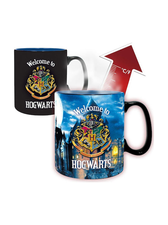 Abysse Hogwarts Heat Change Mug Ceramic Black 460ml