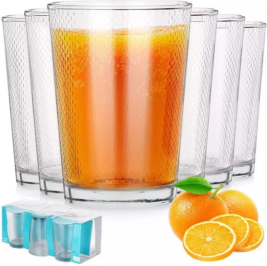 Excellent Houseware Σετ Ποτήρια Νερού από Γυαλί 425ml 6τμχ