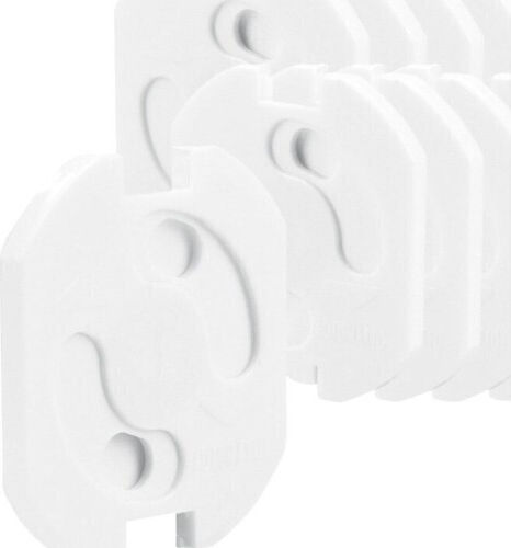 FreeOn Capac de protecție pentru priză Montaj simplu din Plastic în Culoare Alb 10buc