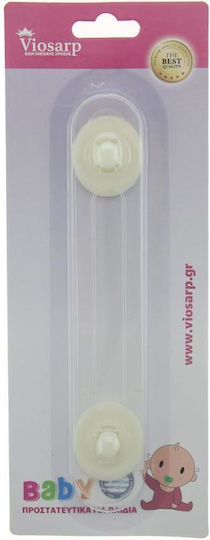 Viosarp Cabinet & Drawer Lock with Sticker made of Plastic in Light Blue Color 1pcs