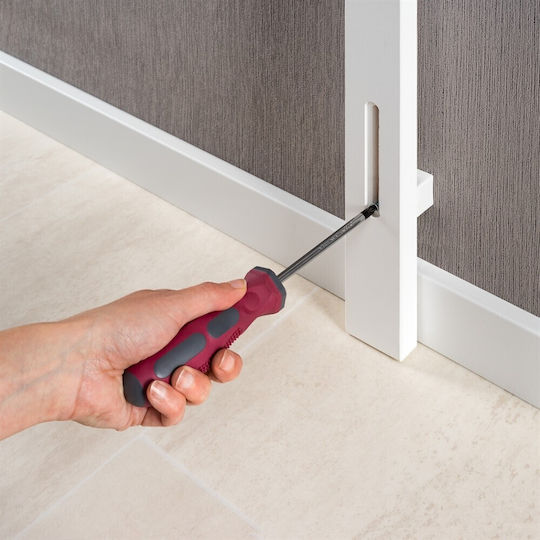 Reer WallFlex Πόρτα Ασφαλείας σε Λευκό Χρώμα