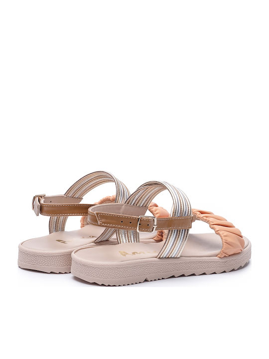 Amica Leather Sandals Fashion Girl Orange Orange