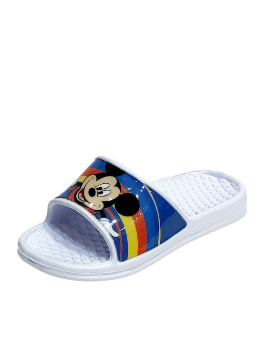 Disney Детски джапанки Mickey Светлосин Hr