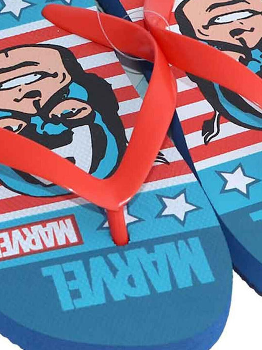 Marvel Avengers Captain America Kinder Flip-Flops Av 52 51 315 Blau