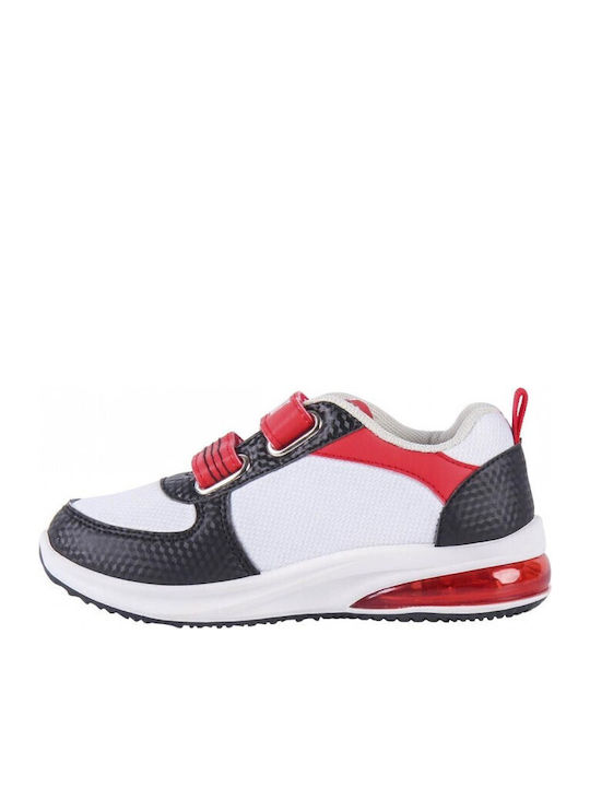 Cerda Kids Athletic Shoes with Lights Mickey Mouse White Black Red 24-31 Cerda Kids Athletic Shoes with Lights Mickey Mouse White Black Red 24-31