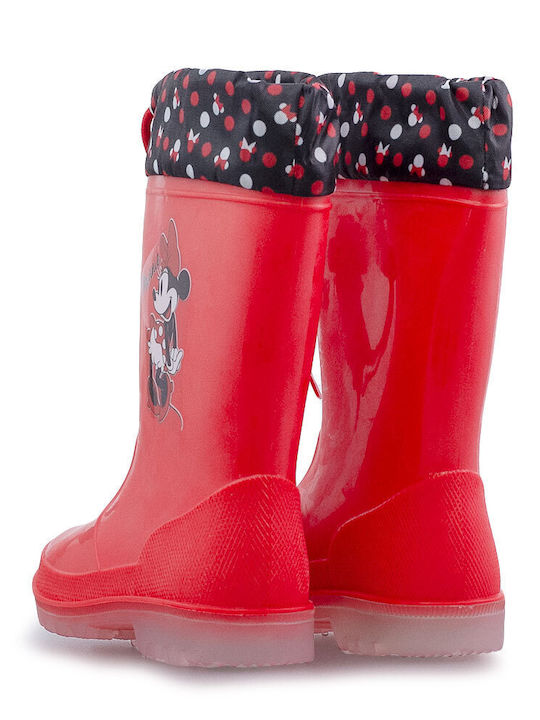Minnie Mouse Γαλοτσακι Κοριτσi D3010356s Kokkino