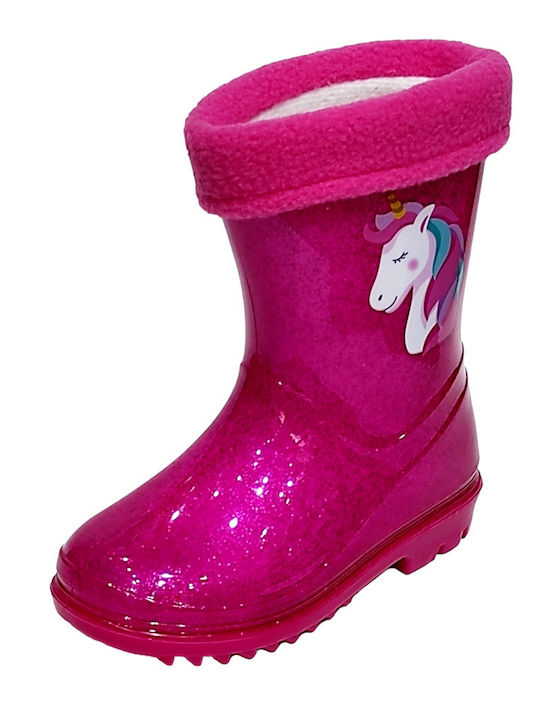Giardino D'Oro Kids Wellies Yj-516 Fuchsia