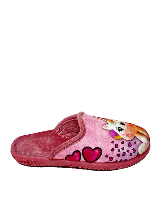 Kids Slippers Girl Fild Anatomic Sportivx.kids-s50 Pink 28-35