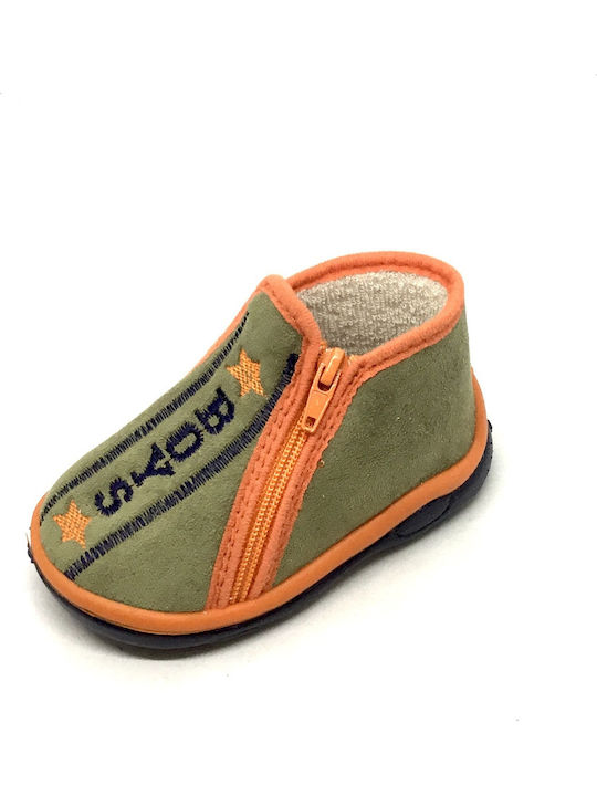 Comfy Anatomic Anatomic Kids Slippers Boots Green