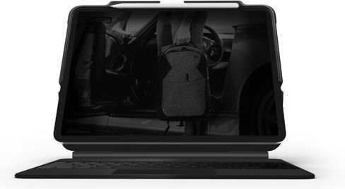 STM Dux Shell Flip Cover Ανθεκτική με Πληκτρολόγιο Μαύρη (Apple iPad Pro 12.9 (2018/20/21/22))