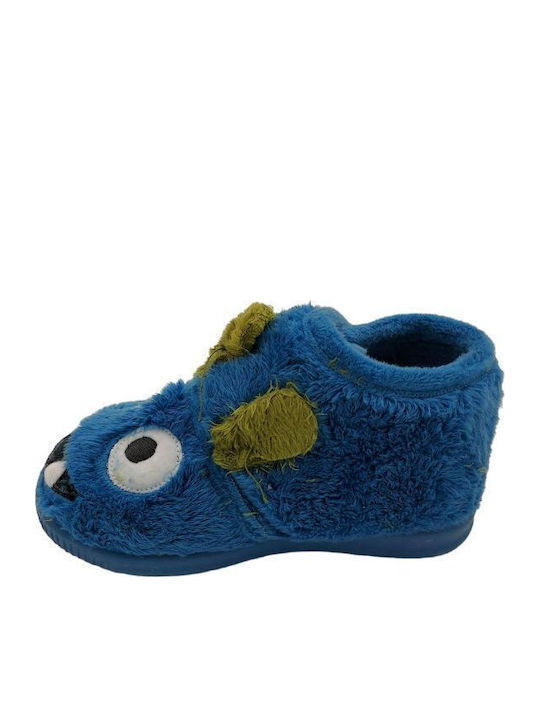 Vulladi Kinderhausschuhe Stiefel Blau