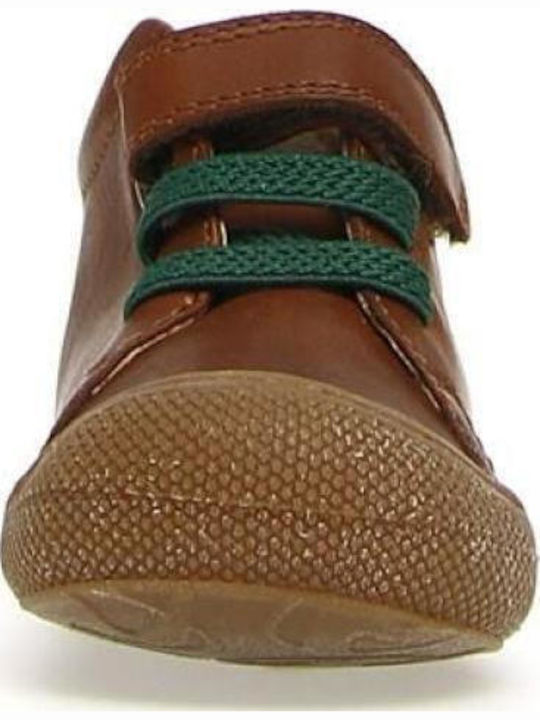 Kids Ankle Boots Naturino 001-2016164-01-2d04 Cognac Green Tan