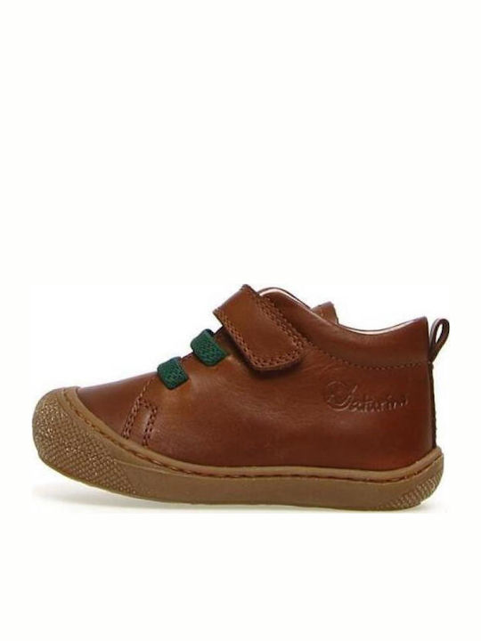 Kids Ankle Boots Naturino 001-2016164-01-2d04 Cognac Green Tan