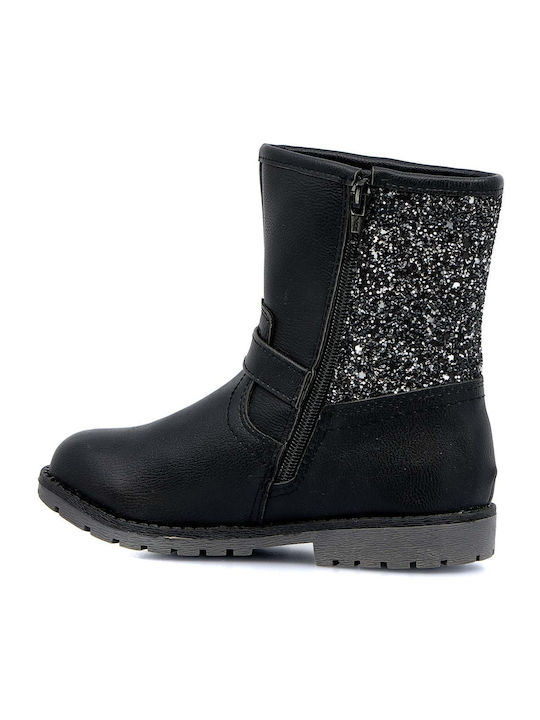 Papistas Kids Kids Boots with Zipper Black
