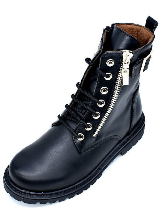 Bibelot Cizme pentru Copii din Piele X22-42 Negru
