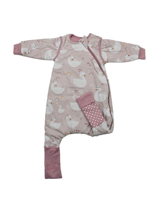 Bebe Stars Winter Baby Sleeping Bag with Detachable Sleeves Winter Swan