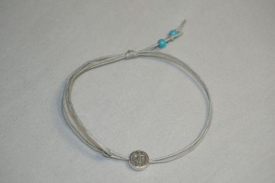 Taufe Anhänger Armband Grau 50 Stück