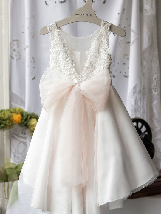 Sugar N Spice White Baptism Dress