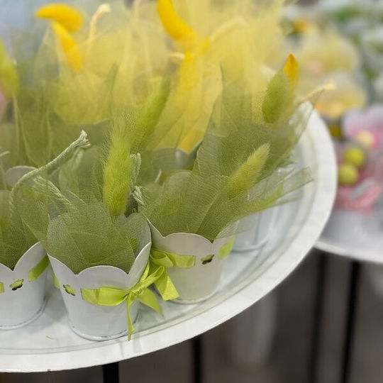 Каспо Метално 6х7см Flower Лилаво Кордела Лавандула