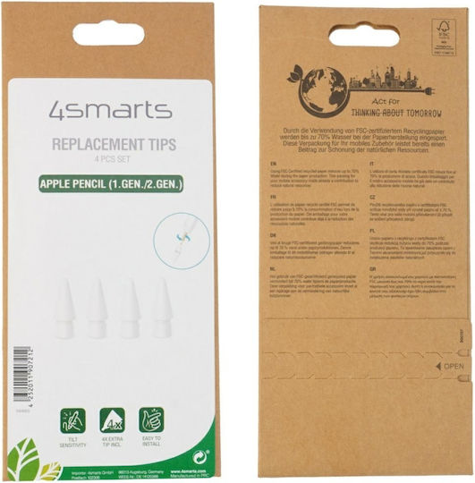 4Smarts Vârfuri pentru stylus Alb