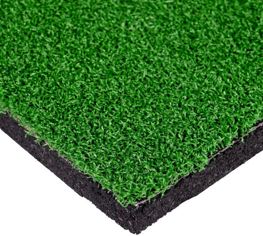 inSPORTline Rubber Gym Exercise Equipment Floor Mat Green 50x50x2cm