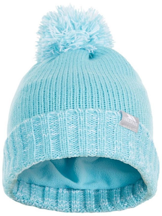 Trespass Kids Beanie Knitted Turquoise